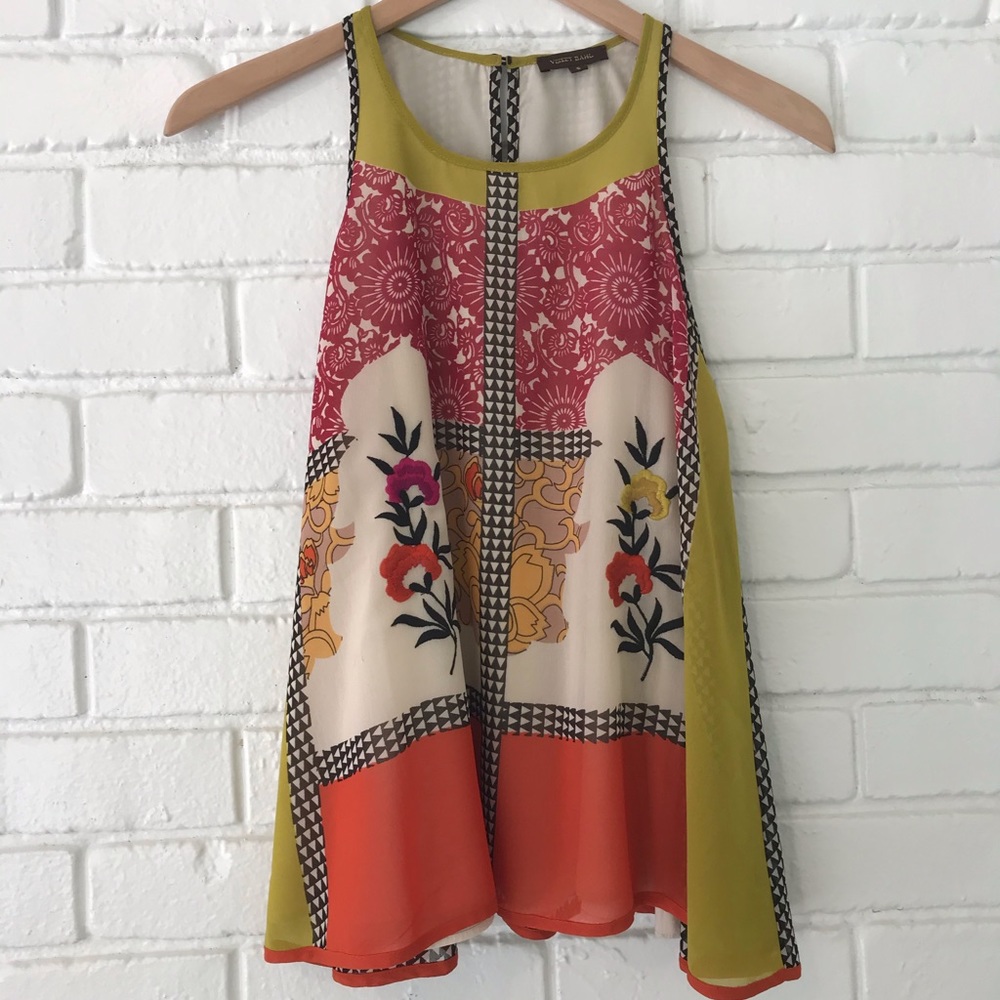 Anthropologie Vineet Bahl embroidered top